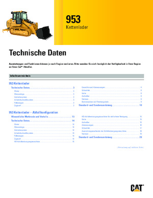 Chargeuses sur chenilles Caterpillar 953