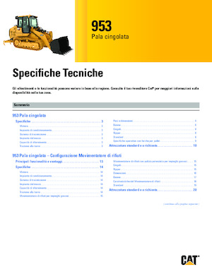 Chargeuses sur chenilles Caterpillar 953