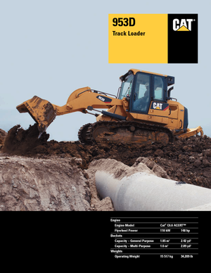 Chargeuses sur chenilles Caterpillar 953D