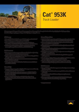 Chargeuses sur chenilles Caterpillar 953K