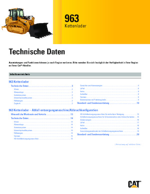 Chargeuses sur chenilles Caterpillar 963