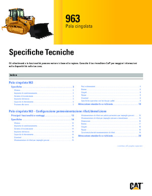 Chargeuses sur chenilles Caterpillar 963