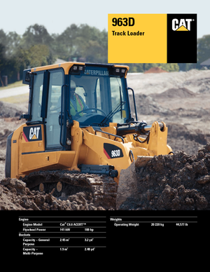 Chargeuses sur chenilles Caterpillar 963D