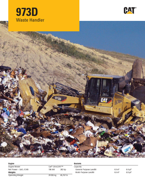 Chargeuses sur chenilles Caterpillar 973D