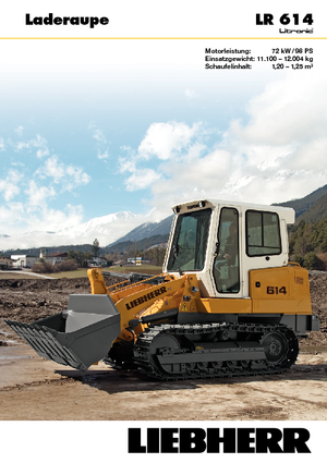 Chargeuses sur chenilles Liebherr LR 614