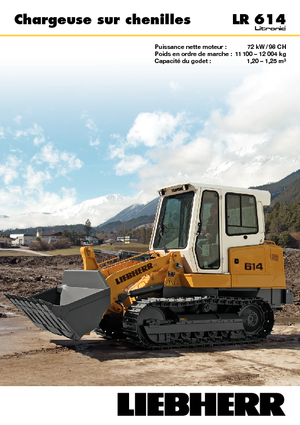 Chargeuses sur chenilles Liebherr LR 614