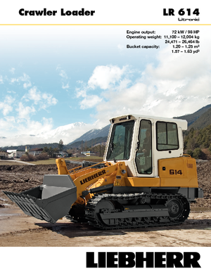 Chargeuses sur chenilles Liebherr LR 614