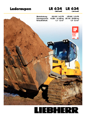 Chargeuses sur chenilles Liebherr LR 634