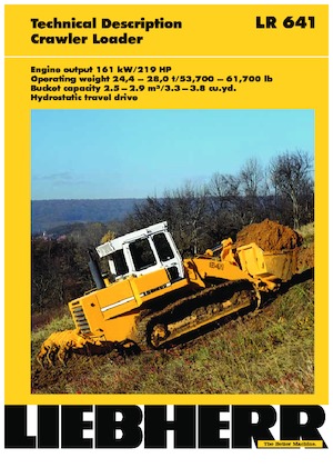 Chargeuses sur chenilles Liebherr LR 641