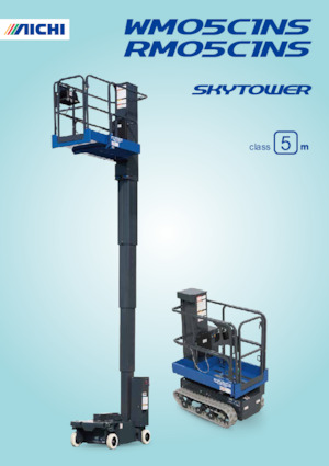 Nacelles à mât vertical unique Aichi SKYTOWER WM05C1NS