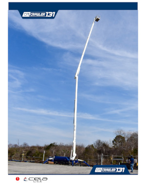 Nacelles télescopiques sur chenilles CELA DT131 Spyder