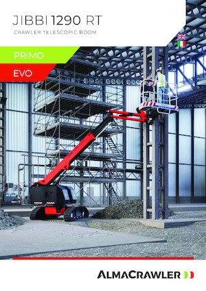 Nacelles télescopiques sur chenilles Almac JIBBI 1290 RT EVO