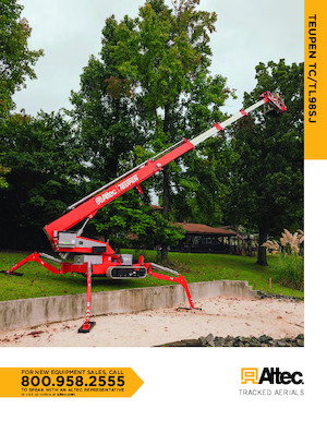 Nacelles télescopiques sur chenilles TEUPEN TC98SJ