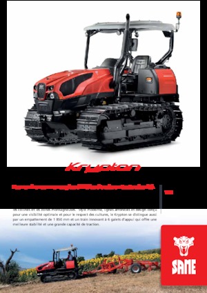 Tracteurs à chenilles SAME Krypton 115 
