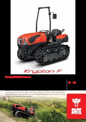 Tracteurs à chenilles SAME Krypton F 100 