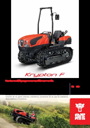 Tracteurs à chenilles SAME Krypton F 100 