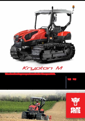 Tracteurs à chenilles SAME Krypton M 105 