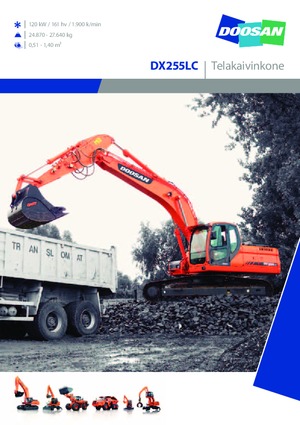 Excavatrice sur chenilles Doosan DX 255 LC