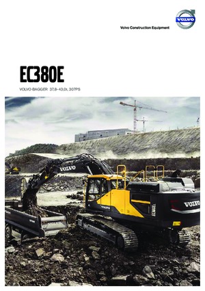 Excavatrice sur chenilles Volvo EC380ENL