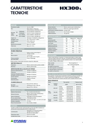 Excavatrice sur chenilles Hyundai HX300L