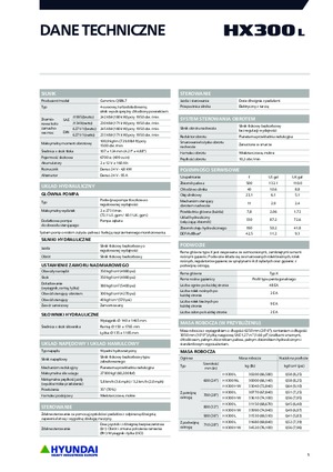 Excavatrice sur chenilles Hyundai HX300L