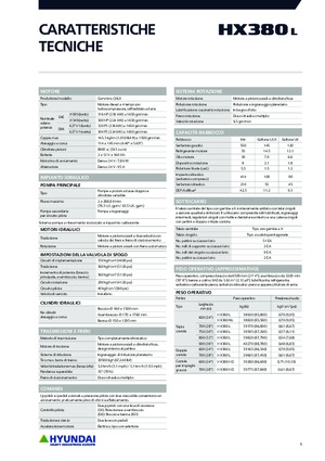 Excavatrice sur chenilles Hyundai HX380L