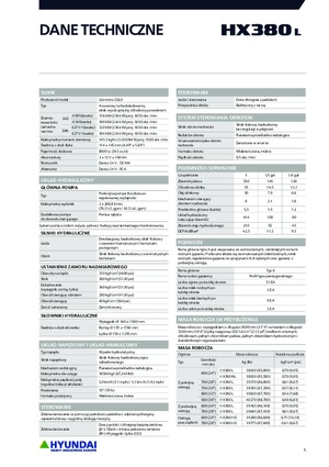 Excavatrice sur chenilles Hyundai HX380L