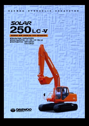 Excavatrice sur chenilles Doosan Solar 250 LC-V