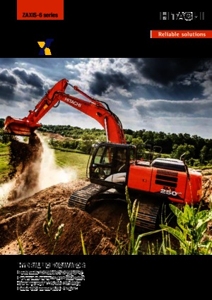 Excavatrice sur chenilles Hitachi ZX250LCN-6