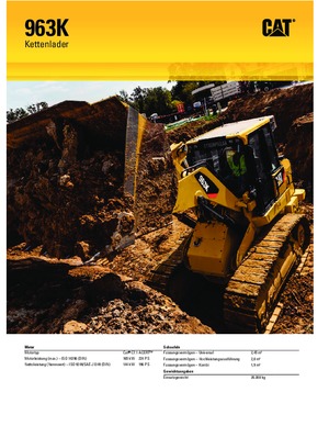 Chargeuses sur chenilles Caterpillar 963K