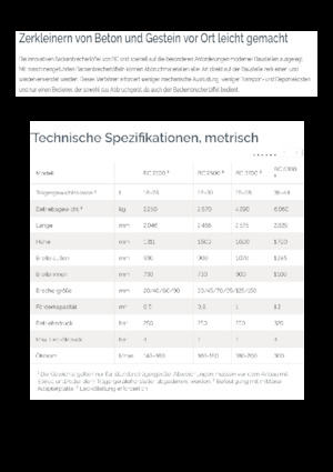 Godets concasseurs Epiroc BC 2500 