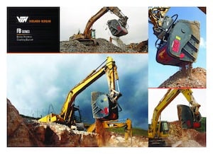 Godets concasseurs VTN FB250 HD