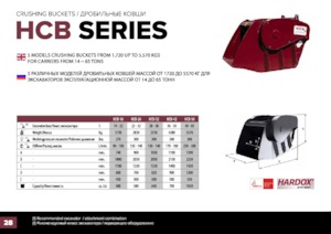 Godets concasseurs Hydra Ram HCB-26