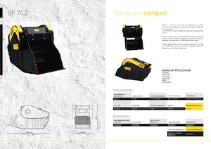 Godets concasseurs MB Crusher BF70.2 S4