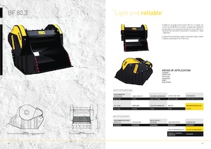 Godets concasseurs MB Crusher BF80.3 S4