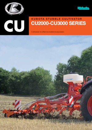 Cultivateurs Kubota CU3300CD RS