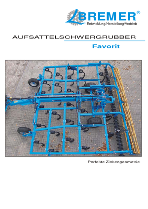Cultivateurs Bremer Favorit 600