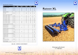 Cultivateurs DAL-BO Ratoon XL 2.25