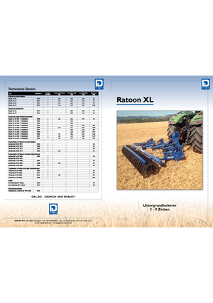 Cultivateurs DAL-BO Ratoon XL 190 NSH
