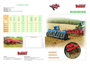 Cultivateurs Bugnot Rigidisc 13 