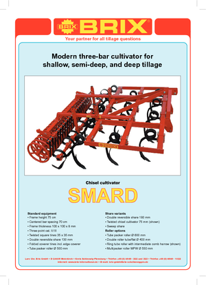 Cultivateurs Brix Smard 450 H RPW Ø  500