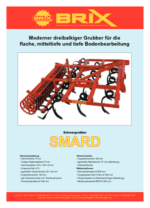Cultivateurs Brix Smard 450 H RPW Ø  500
