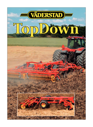 Cultivateurs Väderstad TopDown 300