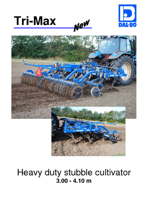Cultivateurs DAL-BO Tri-Max 410 H Plus