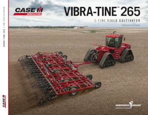 Cultivateurs Case IH Vibra-Tine 265 S-Tine Double-Fold 36.6