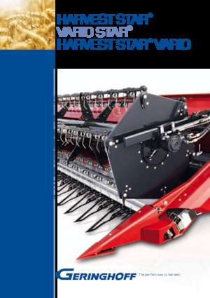 Moissonneuse-batteuses à barres de coupe Geringhoff HVV 720
