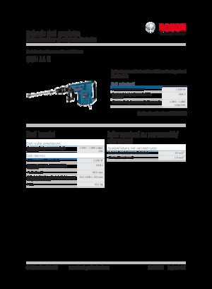 Marteaux et marteaux de démolition Bosch GSH 11 E