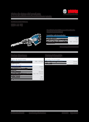 Marteaux et marteaux de démolition Bosch GSH 11 VC
