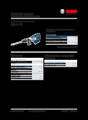 Marteaux et marteaux de démolition Bosch GSH 11 VC