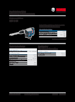 Marteaux et marteaux de démolition Bosch GSH 5 CE
